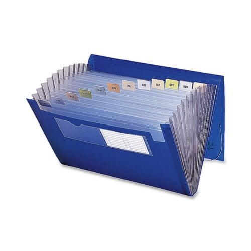 Smead 12-Pocket Letter Size Poly Expanding Files