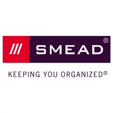 Smead Purple 12-Pocket Letter Size Poly Expanding File