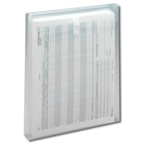 Smead Clear Top-Load 8.5" x 11" Poly Envelopes with Hook-and-Loop Closure - 5pk