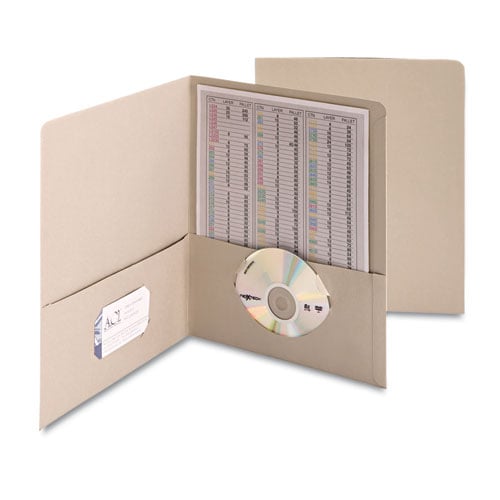 Smead Gray Two-Pocket Portfolios - 25pk