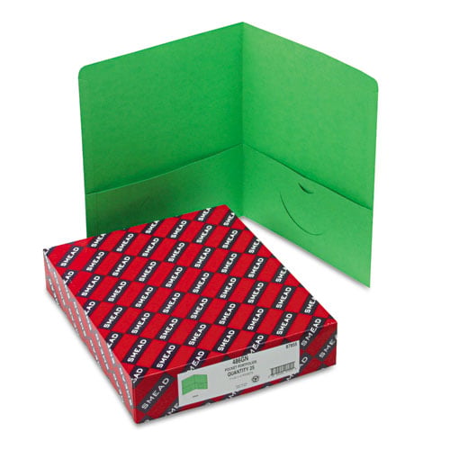 Smead Green Two-Pocket Portfolios - 25pk