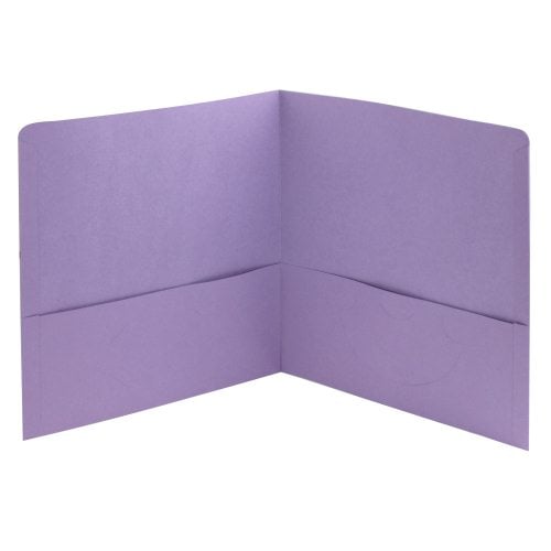 Smead Lavender Two-Pocket Portfolios - 25pk