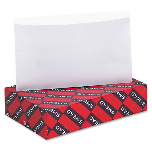 Smead Self-Adhesive 5 x 8 Card Size Vinyl Pockets - 100pk