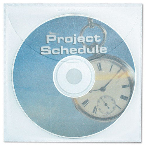 Smead Self-Adhesive Vinyl CD Diskette Pockets - 10pk