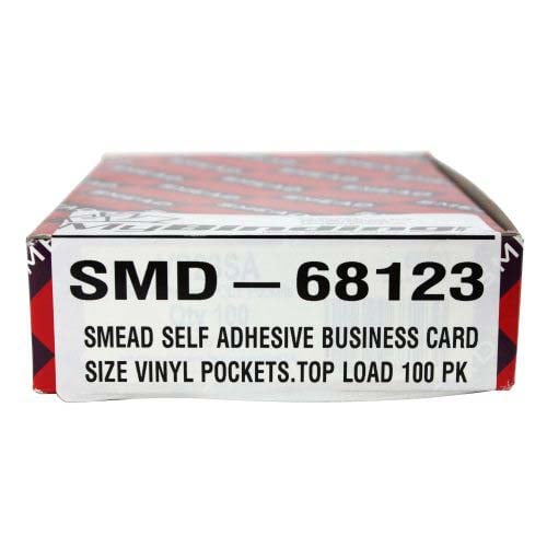 Smead Self-Adhesive Vinyl Pockets - 100pk