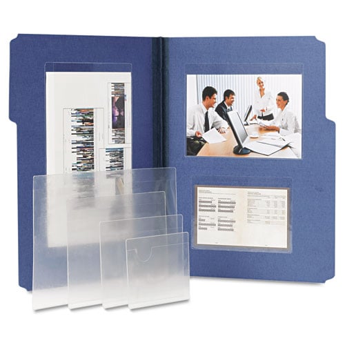 Smead Self-Adhesive Vinyl Pockets - 100pk