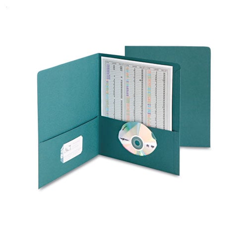 Smead Teal Two-Pocket Portfolios - 25pk