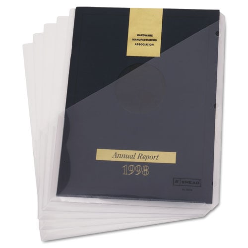 Smead Translucent Binder Slash Jackets - 5pk