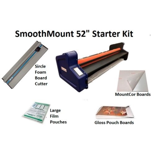 Smooth Mount 52" Pouch Board Roll Laminator Starter Kit