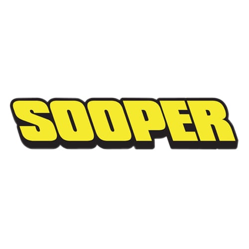 1/4" White Aluminum Sooper "Center" Bracket for Mounting Solid Substrate - 100pk