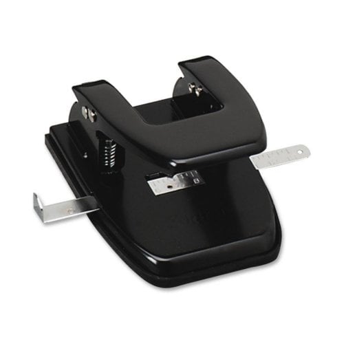Sparco Black Heavy-Duty Manual 30-Sheet 2-Hole Punch