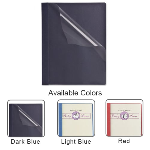Sparco Clear Front Report Covers - 25pk