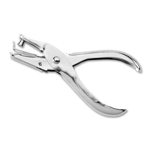 Sparco Silver 1/4" 1-Hole Paper / Ticket  Punch - SPR01881
