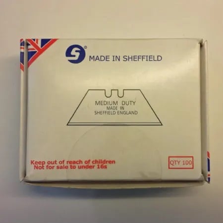 Safety Speed Utility Blades for Europa/Nemesis/Kronos/SSC165/SSC210/SSC250 Cutters - 100/Pack