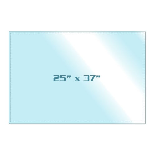 5mil Matte Clear 25" x 37" Oversize Small Poster Laminating Pouches - 25pk