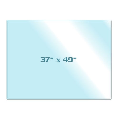 5mil Matte Clear 37" x 49" Oversize Large Poster Laminating Pouches - 25pk