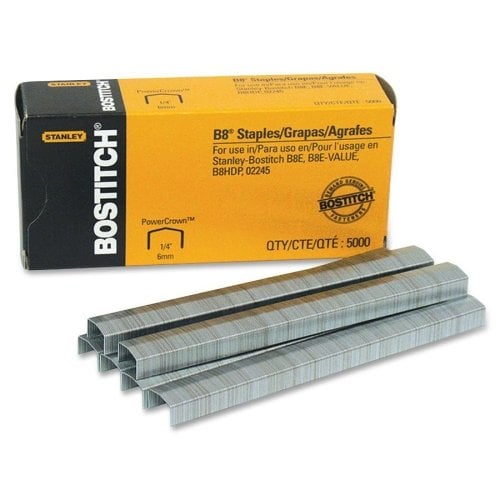 Stanley Bostitch B8 Power Crown Staples 5000pk - BOSSTCR2115-14