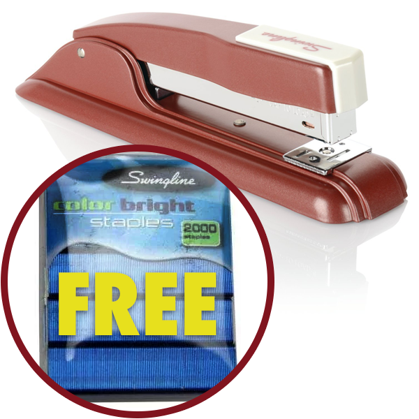 Swingline Stapler with FREE Blue Staples