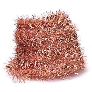 12-Yard Solid Copper Static Eliminating Tinsel Coils - 2 Pack