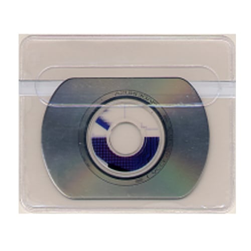 4" x 3-1/4" Adhesive Back Business Card CD Holders - 100pk