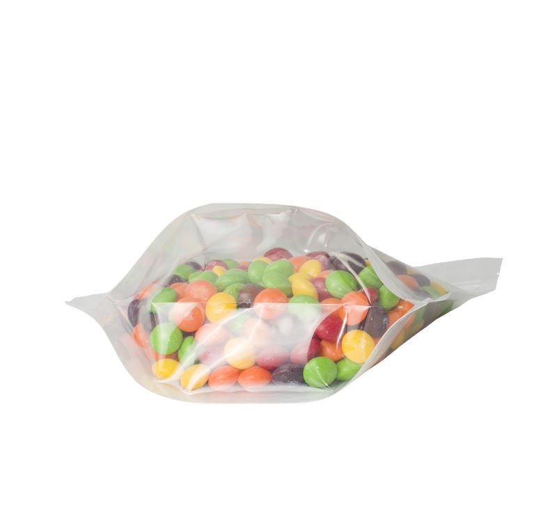 6.5" x 6.65" Clear Stand Up Pouches - 500pk