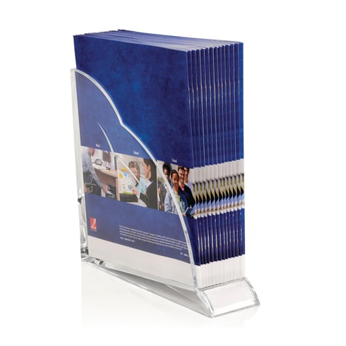 Swingline Stratus Clear Acrylic Magazine Rack - S7010133