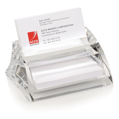 Swingline Stratus Clear Acrylic Business Card Holder - S7010135