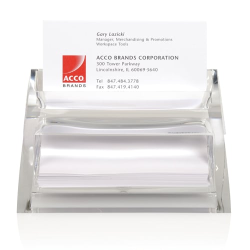 Swingline Stratus Clear Acrylic Business Card Holder - S7010135