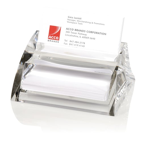 Swingline Stratus Clear Acrylic Business Card Holder - S7010135