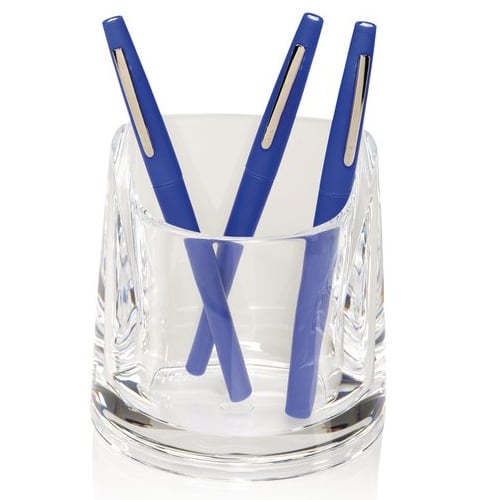 Swingline Stratus Clear Acrylic Pen Cup - S7010137 - Clearance Sale
