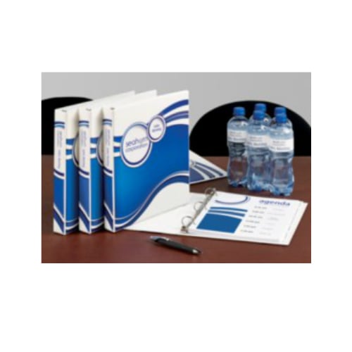 Avery 2" Blue Circles Designer View Binders with Slant Ring - 6pk