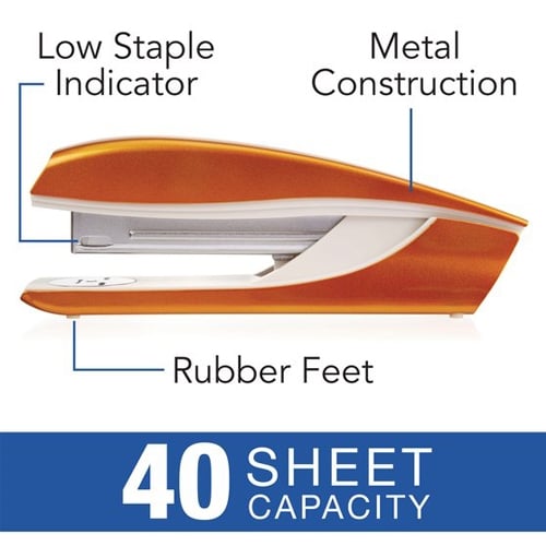 Swingline NeXXt WOW Orange Metal Full Strip Desktop Stapler - 55047044