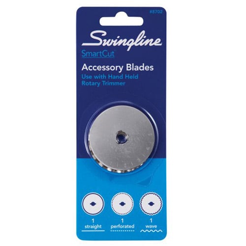 Swingline Replacement Blades for Hand Held Rotary Trimmer  3pk - 8702