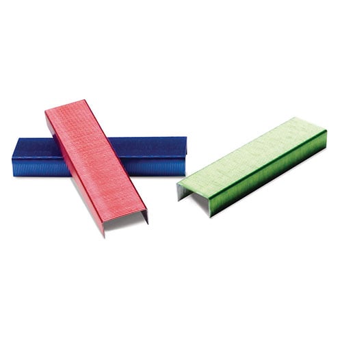 Swingline 1/4" Assorted Color Bright Staples 6000pk - 35123