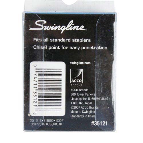 Swingline 1/4" Purple Color Bright Staples 2000pk - 35121P - Clearance Sale