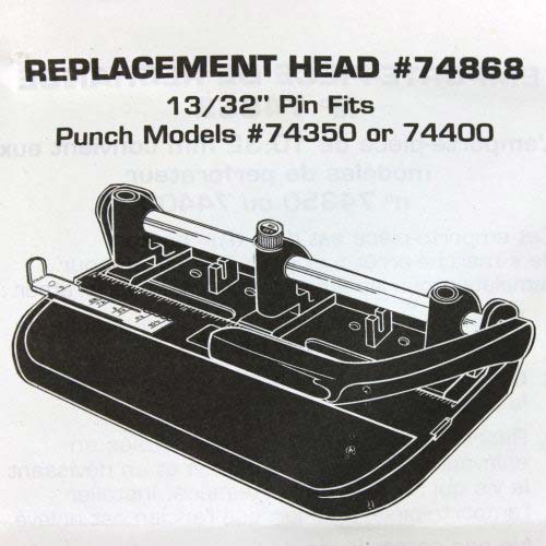13/32" Replacement Punch Head for Swingline Accented/Lever Handle Heavy Duty Punches - 74868D
