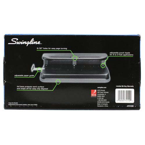 Swingline 24 Sheet Easy Touch Heavy Duty Hole Punch - 74150