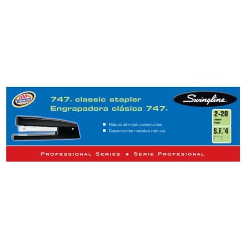 Swingline 747 Classic Sky Blue Metal Stapler - S7074708