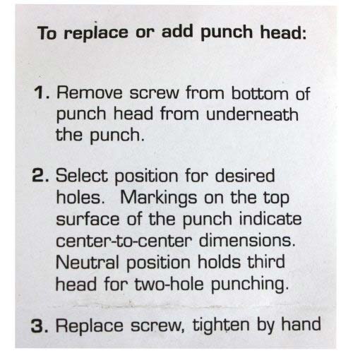 9/32" Replacement Punch Head for Swingline LightTouch and EasyView High Capacity Punch - 74865E