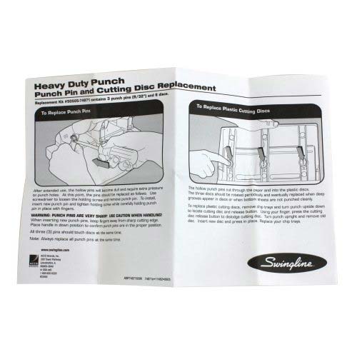 9/32" Replacement Punch Head Kit for Swingline High Capacity Heavy Duty Punch - 74871