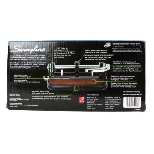 Swingline Accented Heavy Duty Hole Punch - 74400