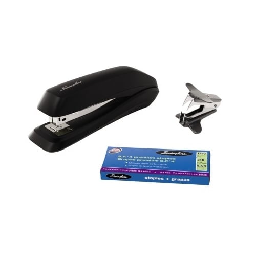 Swingline Antimicrobial Black 545 Stapler Premium Pack - 54567 - Clearance Sale