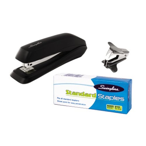 Swingline Antimicrobial Black 545 Stapler Standard Pack - 54551
