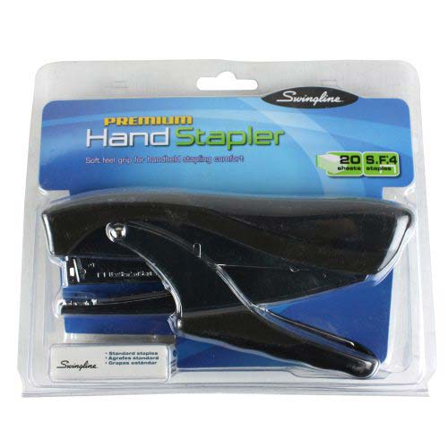 Swingline Black and Gray Premium Hand Stapler - 29950