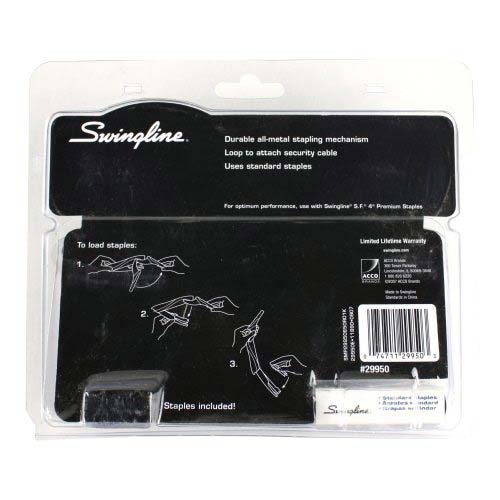 Swingline Black and Gray Premium Hand Stapler - 29950