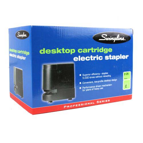 Swingline Black Desktop Cartridge Electric Stapler - 50201