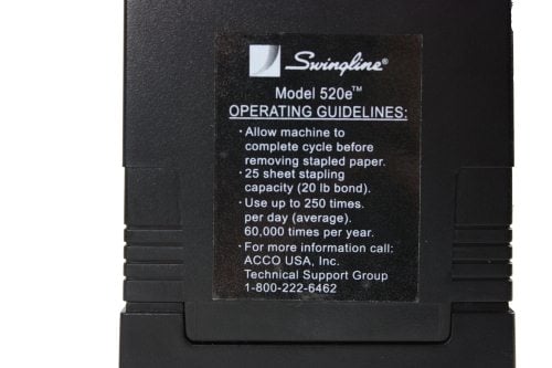 Swingline Black Desktop Cartridge Electric Stapler - 50201