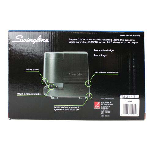 Swingline Black Desktop Cartridge Electric Stapler - 50201