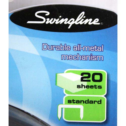 Swingline Black Soft Grip Hand Stapler - 09901
