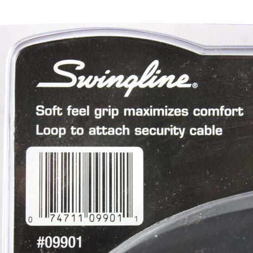Swingline Black Soft Grip Hand Stapler - 09901